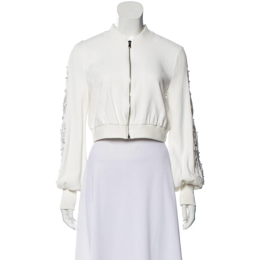 JONATHAN SIMKHAI Studded Accents Bomber Jacket